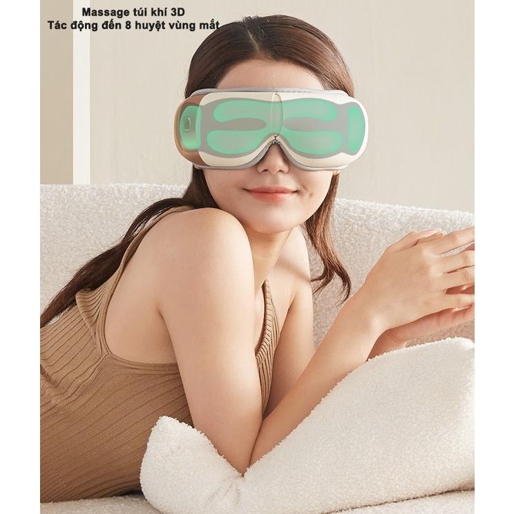 Máy massage mắt Momoda SX325 pin sạc tiện lợi chính hãng cao cấp - Minh Tín Shop