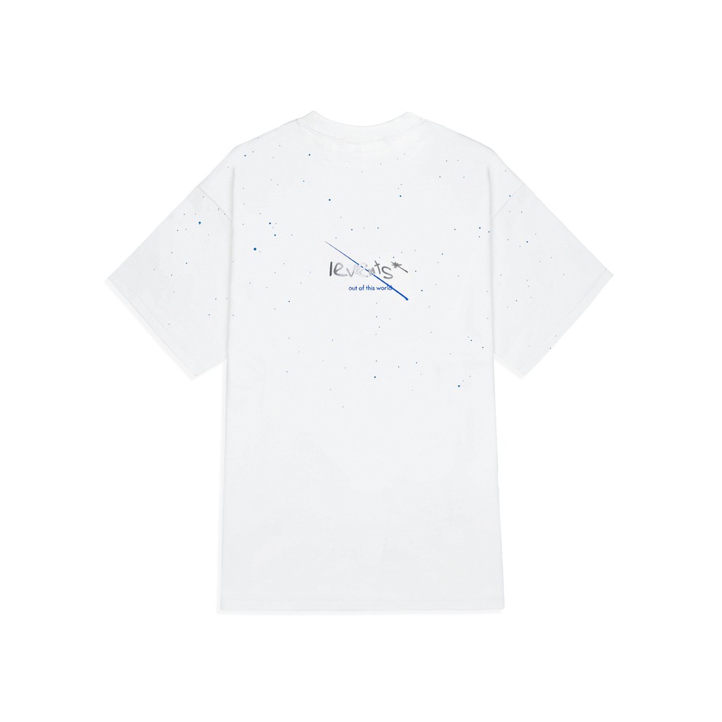 Áo Thun Levents Spaceship Galaxy Tee/ White