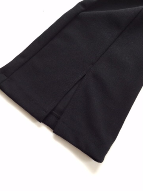 Quần tây công sở ống loe xẻ vạt cạp khoá | BigBuy360 - bigbuy360.vn