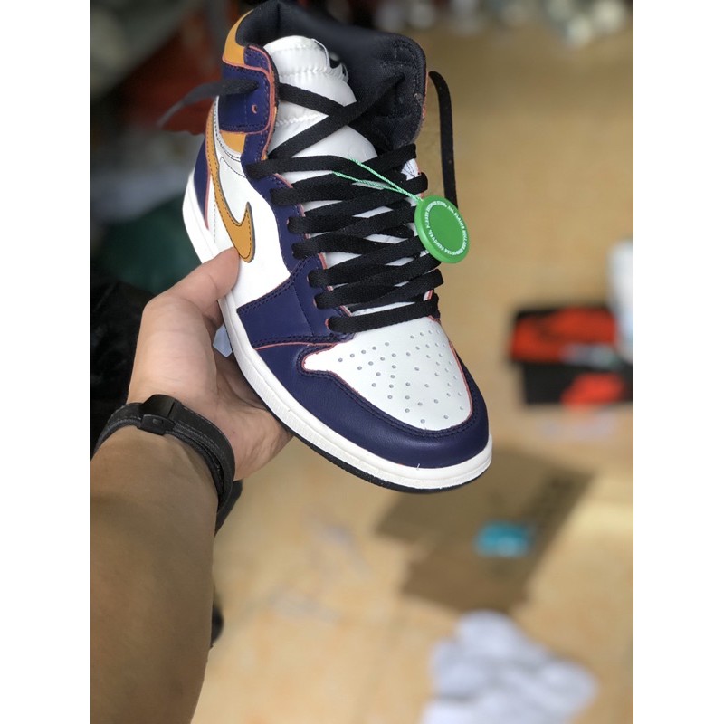 giày JD1 tím vàng chuẩn 1:1 ( 40 đến 45) | BigBuy360 - bigbuy360.vn