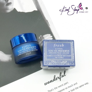 Mini 7ml 🌿 Kem dưỡng Lotus Youth Preserve Dream Night Cream 🌿