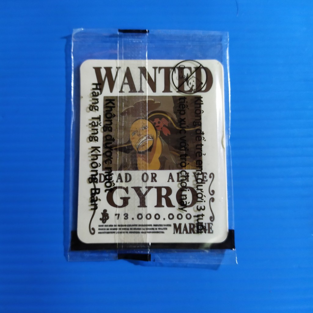 [Một Thẻ ] Thẻ Toonies One piece Nguyên bản wanted P2