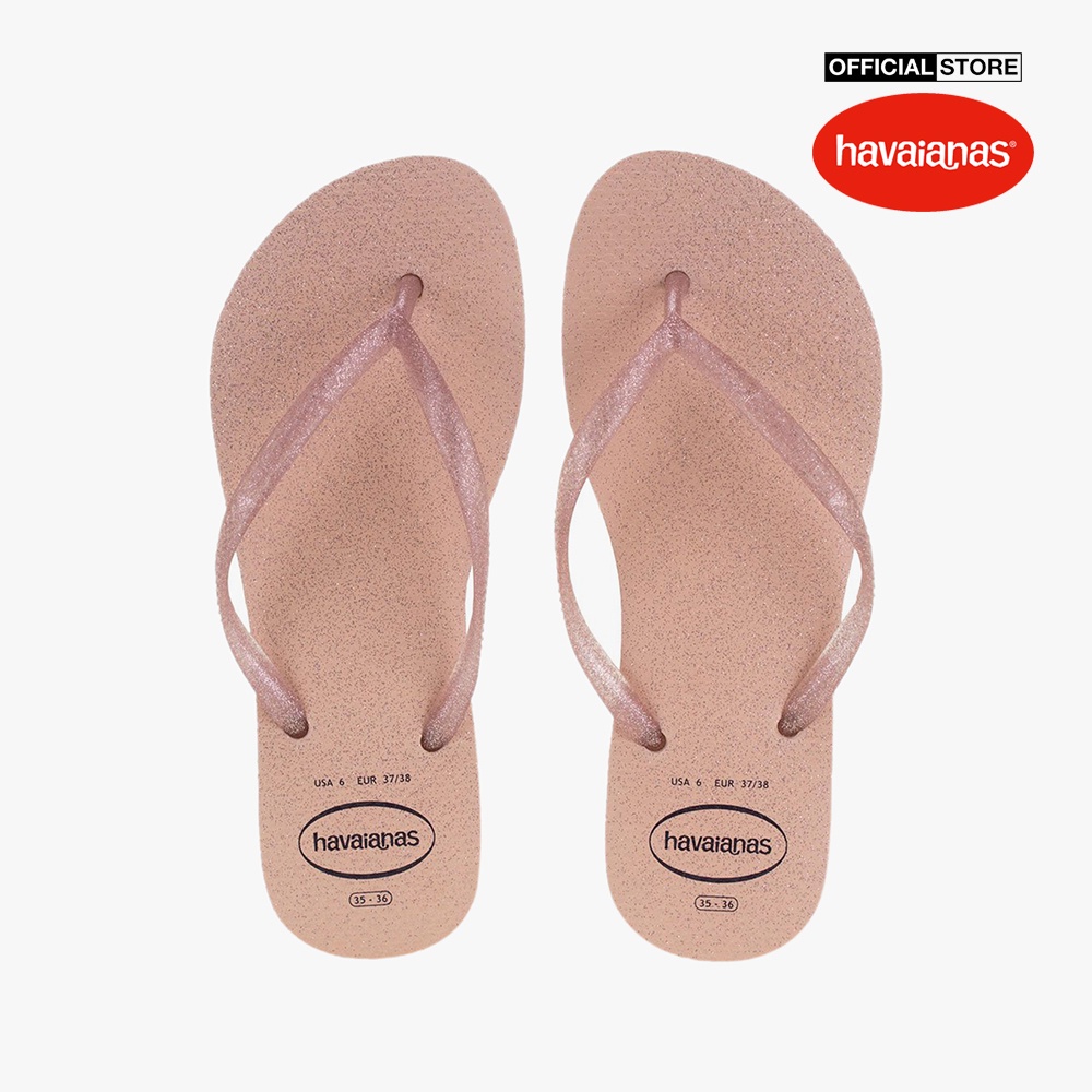 HAVAIANAS - Dép nữ Chinelo Feminino Slim Gloss 4145617-0076