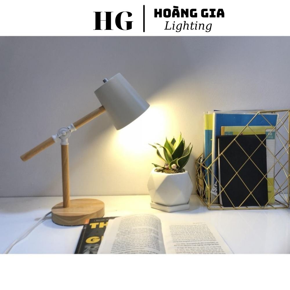 Đèn bàn học tập làm việc đèn decor phong cách vintage TN3033 - 5 màu + Tặng bóng led 5w - Trang trí căn phòng đẹp