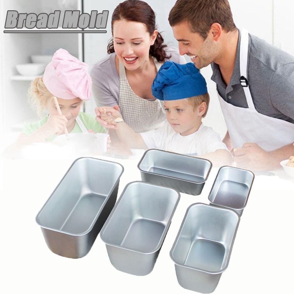 AUGUSTINA Khuôn Làm Bánh Mì Bằng Hợp Kim Nhôm Chống Dính Hình Chữ Nhật