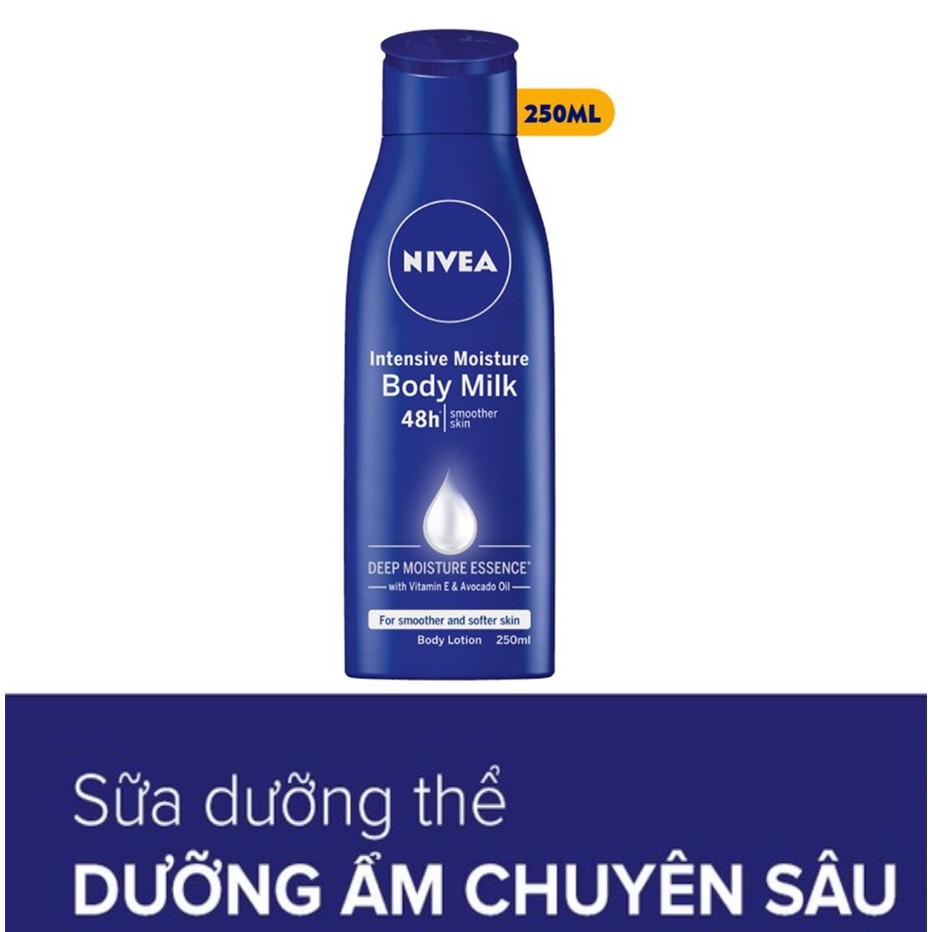 Sữa dưỡng thể NIVEA dưỡng ẩm chuyên sâu (250ml)