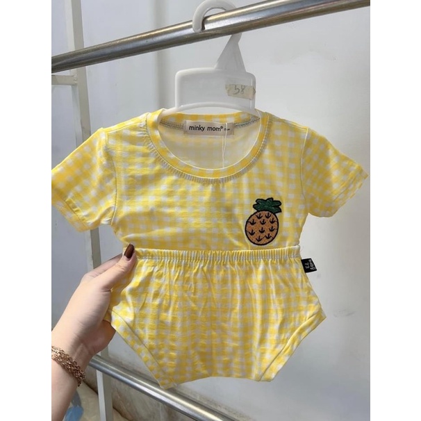 Bộ chip co giãn mềm mịn mát cho bé từ 4-18 kg