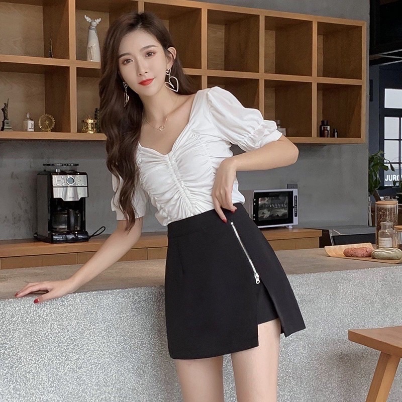 quần short váy khoá kéo đẹp | BigBuy360 - bigbuy360.vn