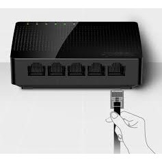 Switch GIGA 10/100/1000 SG105 - Bộ chia mạng 5 cổng 1Gbps chính hãng Tenda giá rẻ