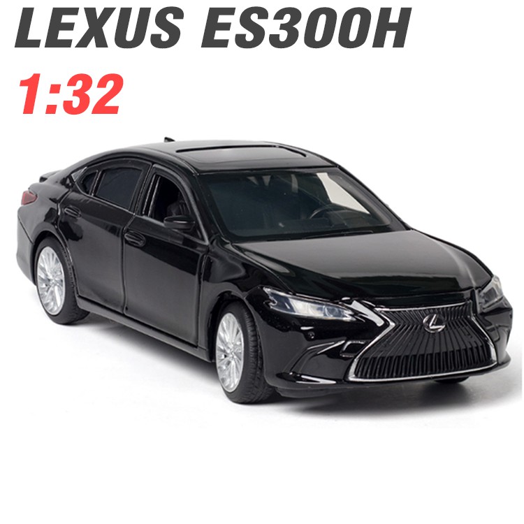 Mô hình xe ô tô Lexus ES300H đồ chơi trẻ em xe 1:32 bằng kim loại mở được cửa có đèn và âm thanh