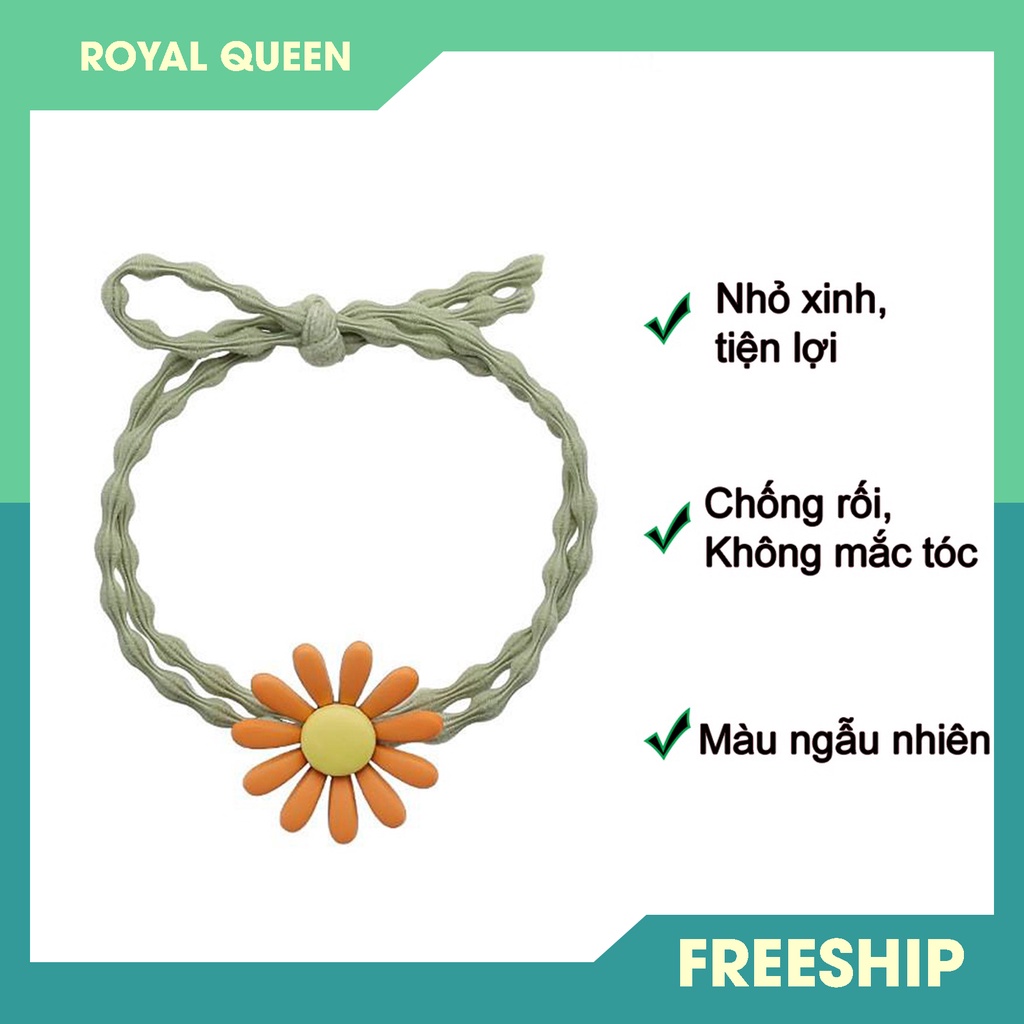 Dây Buộc Tóc Đẹp Hoa Cúc Co Dãn Thời Trang Hàn Quốc Nhiều Màu Sắc - Dây buộc tóc Hàn Quốc siêu hot