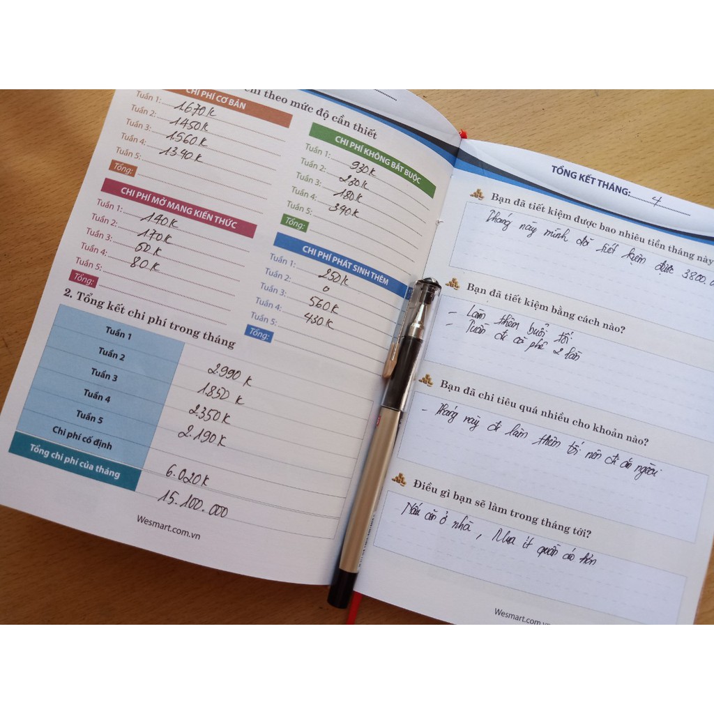 Sổ tay lập kế hoạch tài chính Kakeibo