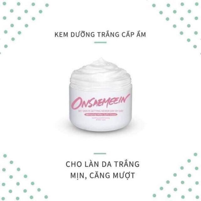 Kem dưỡng trắng da ngày Onsaemeein