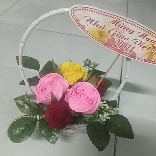 Giỏ Hoa xinh