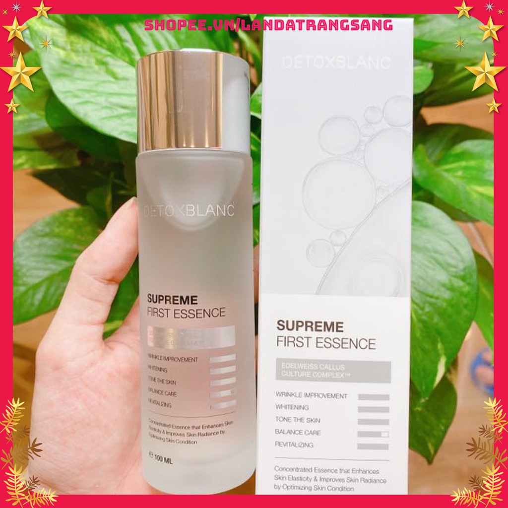 Tinh chất nước thần supreme first essence Detox blanc