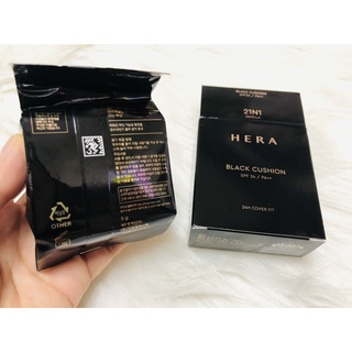 [CÓ BILL DUTYFREE] Phấn nước Hera Black Cushion (một lõi 15g và Refill 15g)