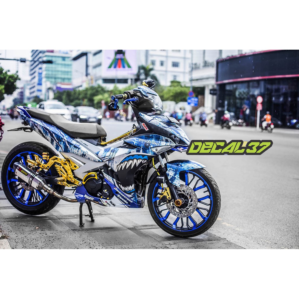 Tem Trùm Exciter 150 Rỉ sét xanh