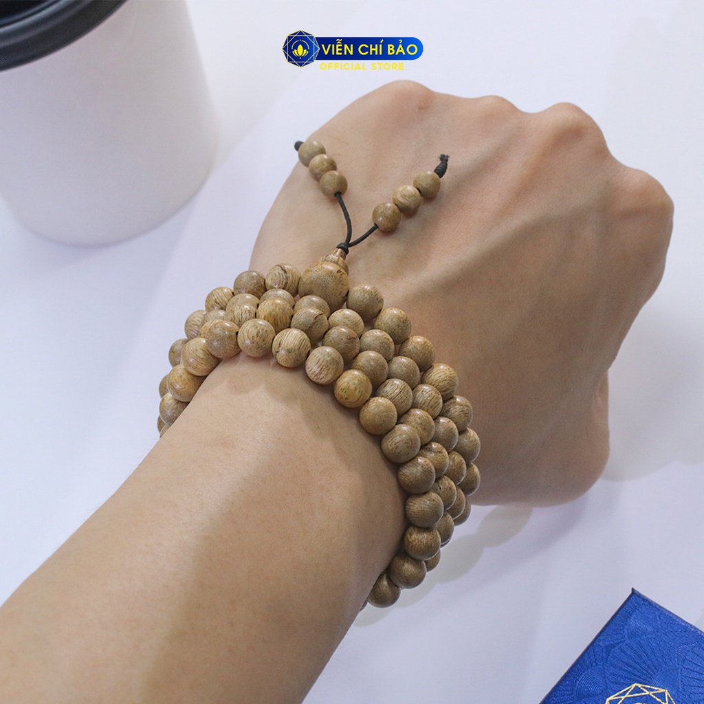Vòng tay Trầm hương nam nữ unisex dạng chuỗi thời trang phụ kiện trang sức Viễn Chí Bảo H00019