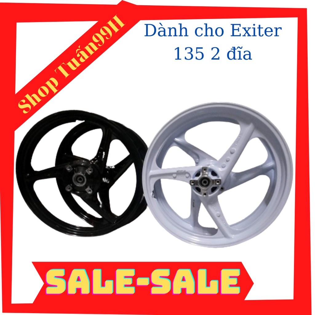 Mâm 3 đao At racing- Enkei dành cho Exiter 135 5 số bản 1.4 và 1.6