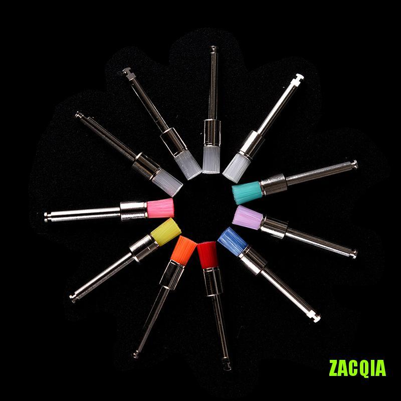 [Hàng mới về] Set 100 cọ đánh bóng răng bằng nylon thiết kế chuyên dụng