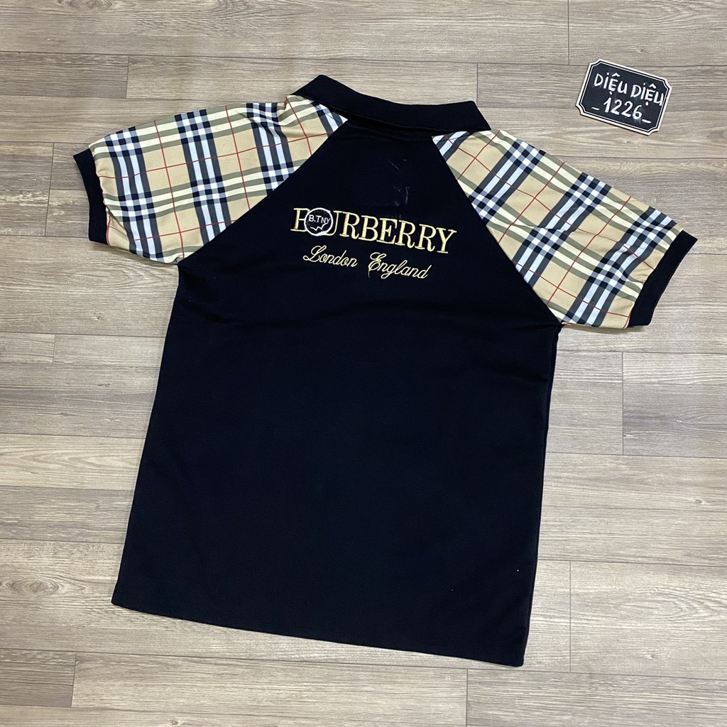 ÁO THUN NAM CỔ BẺ TAY NGẮN THÊU HỌA TIẾT MIX VAI BBR kèm ảnh thật | BigBuy360 - bigbuy360.vn