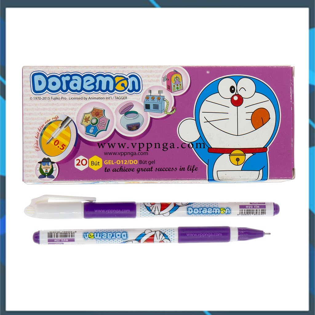 Viết Gel-012/DO (Doraemon) _(20c/h) tím