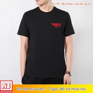 Hot sale- áo thun lmht liên minh huyền thoại in logo t1 skt 2020 - mẫu mới m2724