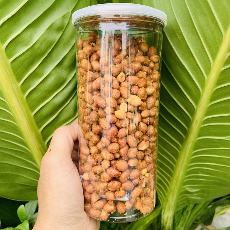 Đậu phộng rang tỏi ớt hũ 500gram