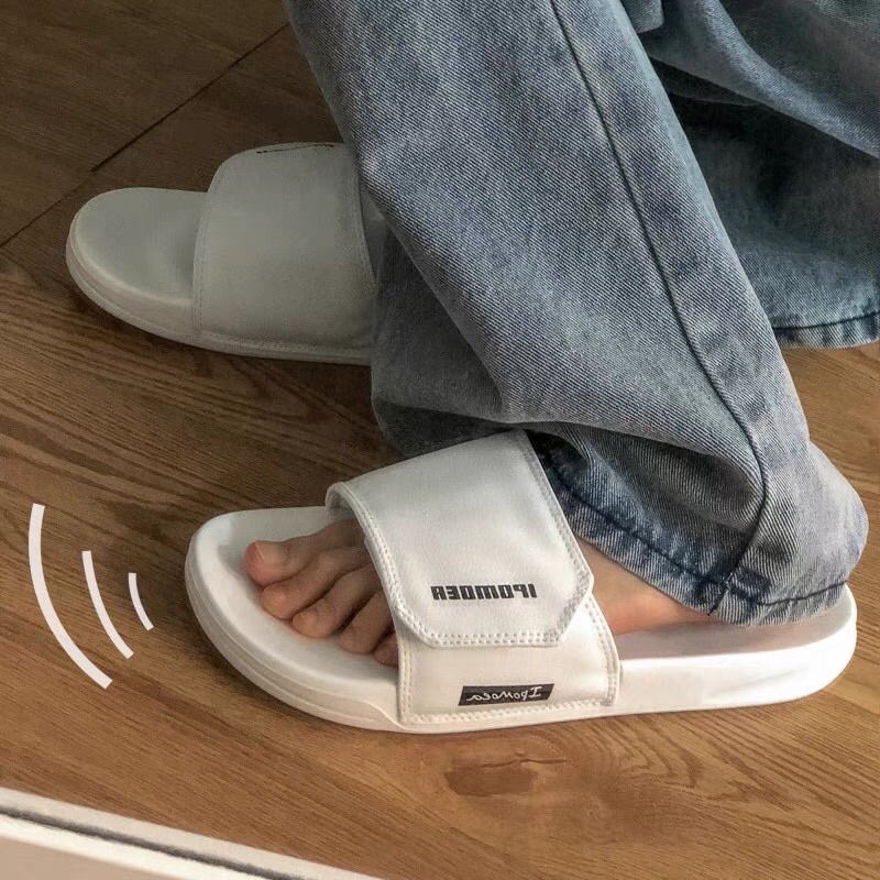 Dép sandal IPOMOEA đế cứng quai dán_CÓ ẢNH THẬT