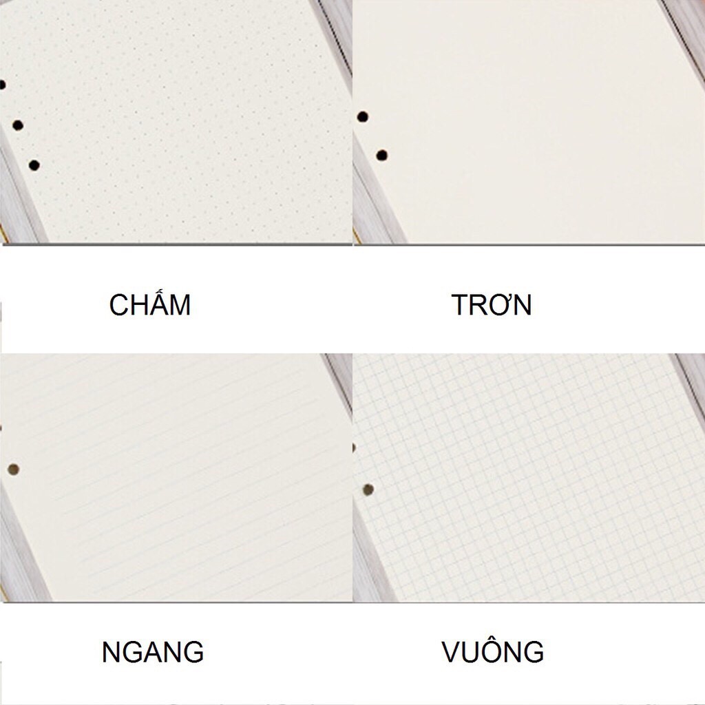 Lõi giấy Sổ Gáy Còng A5, A6 100gsm (hàng loại 1)