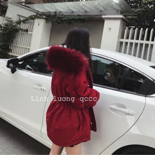 Parka lót lông siêu ấm hàng qc l1 kèm video ảnh thật