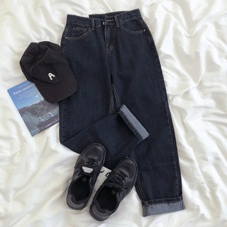 Quần Jean Lưng Cao Ống Suông Cá Tính Trẻ Trung 38952