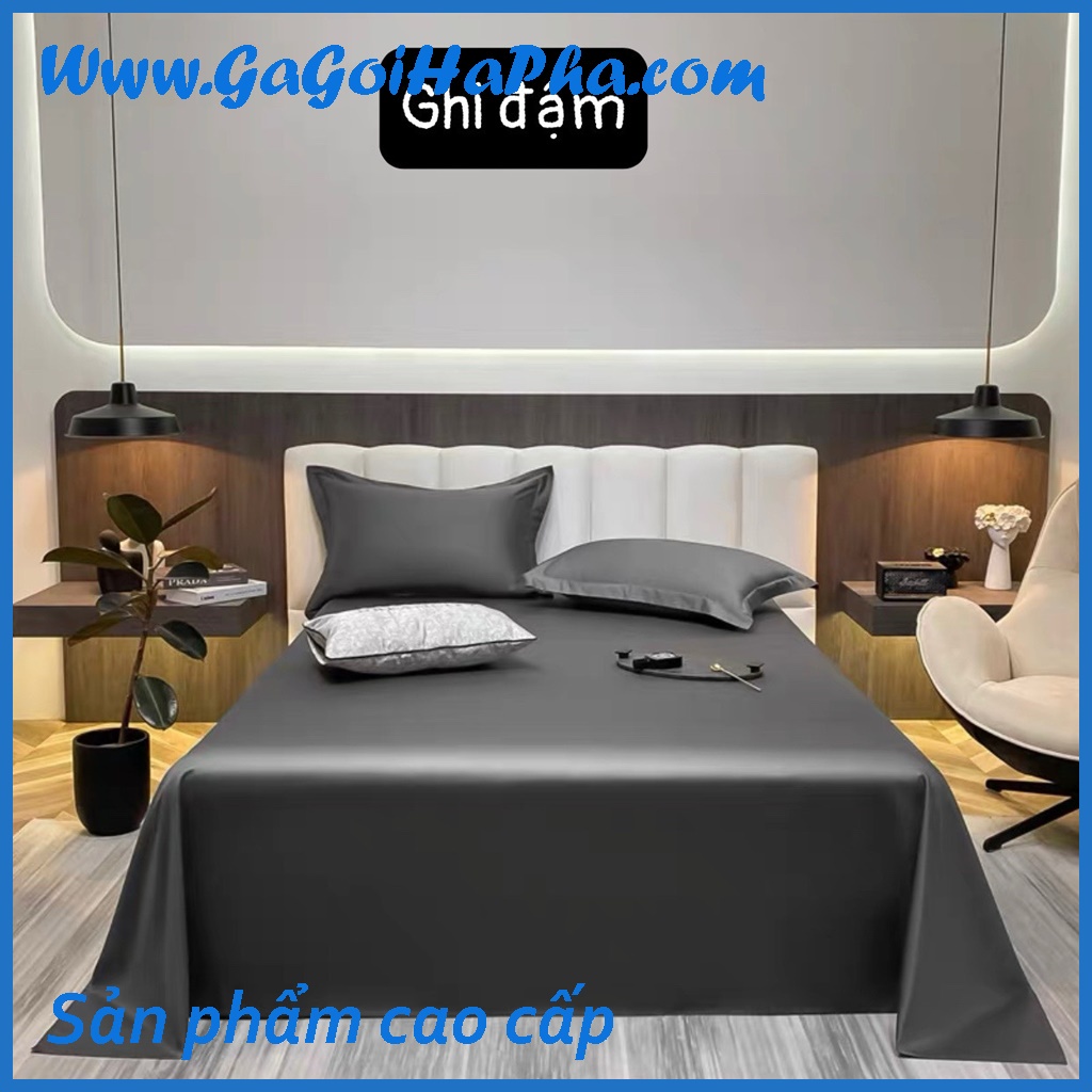 Bộ ga gối lụa 3 món cao cấp, bộ ga giường lụa cao cấp cao cấp lụa loại 1