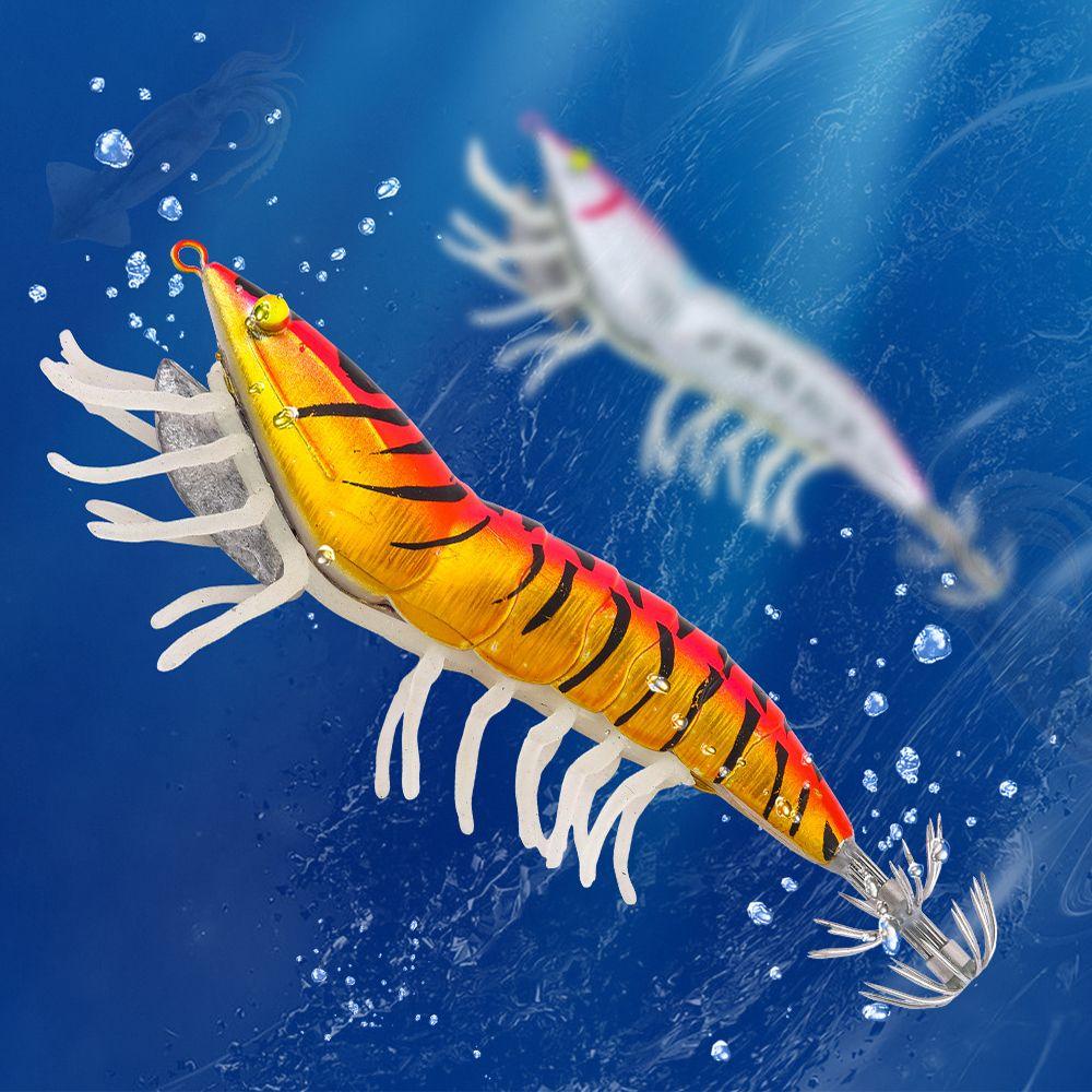 Mồi Câu Cá Giả Hình Con Tôm Mềm 75mm / 12g 90mm / 21g