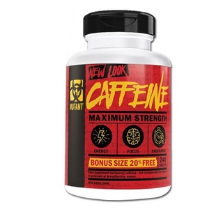 Viên Uống Tăng Tập Trung Và Tỉnh Táo Mutant Caffeine 200 viên