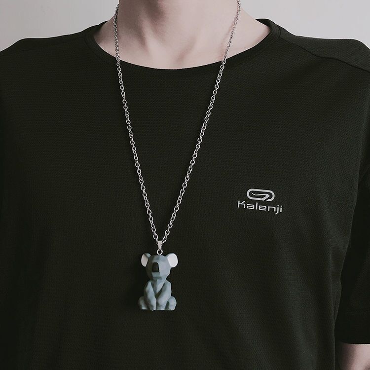 Vòng cổ mặt hình thú hoạt hình đơn giản dễ thương cho nam nữ