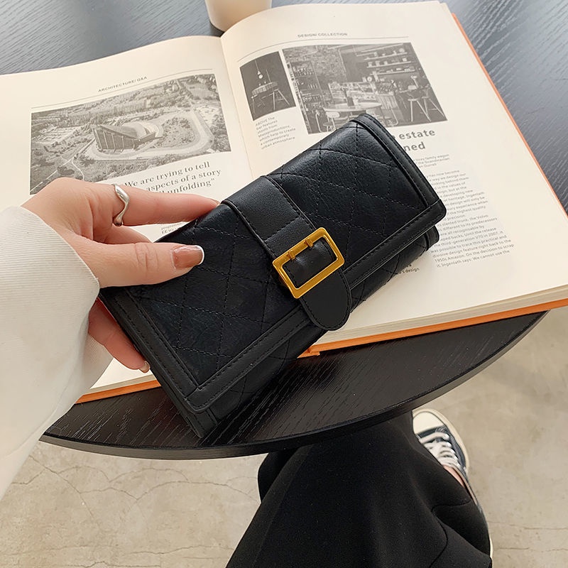 Ví dài đựng thẻ đơn giản thời trang cho nữ