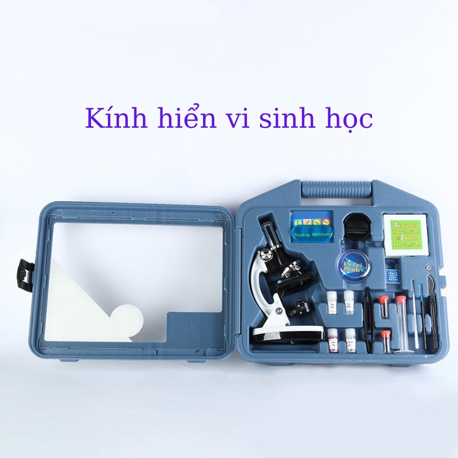 Kính hiển vi sinh học 100x -1200x phóng đại cao dành cho học sinh - kính hiển vi quang học cho trẻ em