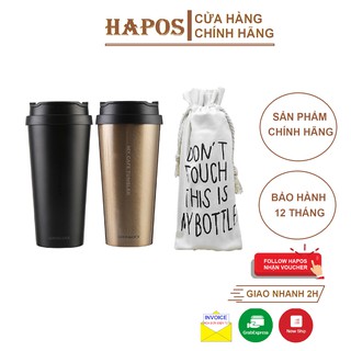 Ly Giữ Nhiệt Lock&Lock Bằng Thép Không Gỉ Clip Tumbler LHC4151 (540ml) Kèm Túi Vải (Mẫu Ngẫu Nhiên)