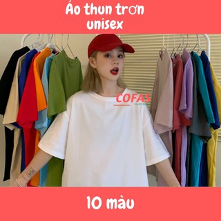 Áo thun trơn nam nữ 10 màu