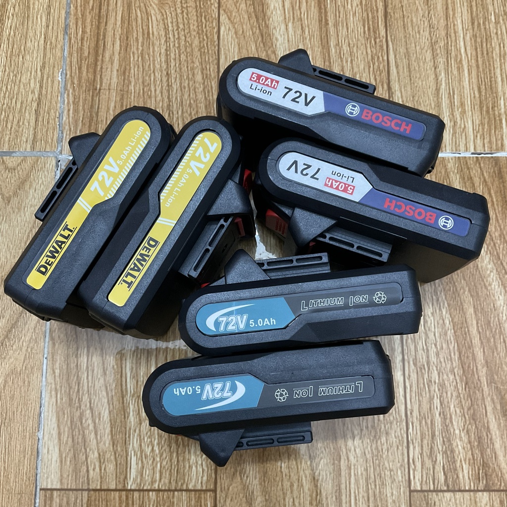 Pin 5 cell 18v, 21v,36v,56v,77v.... dùng cho máy Bosch, Dewalt, Makita