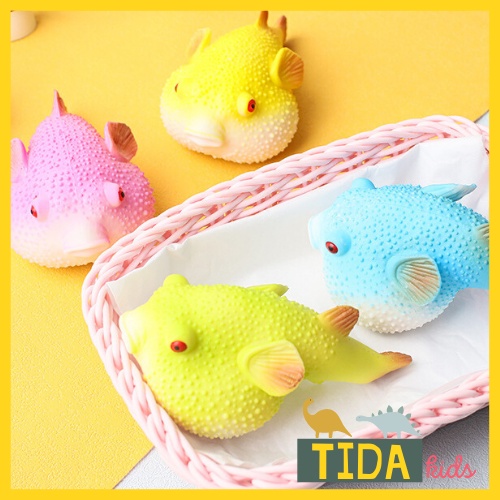 Cá Nóc Bóp Mềm ⚡ HOT TREND ⚡ Squishy Mochi Cá Gai Cute, Đồ Chơi Xả Stress Dễ Thương Xua Tan Căng Thẳng, TiDa Kids Shop