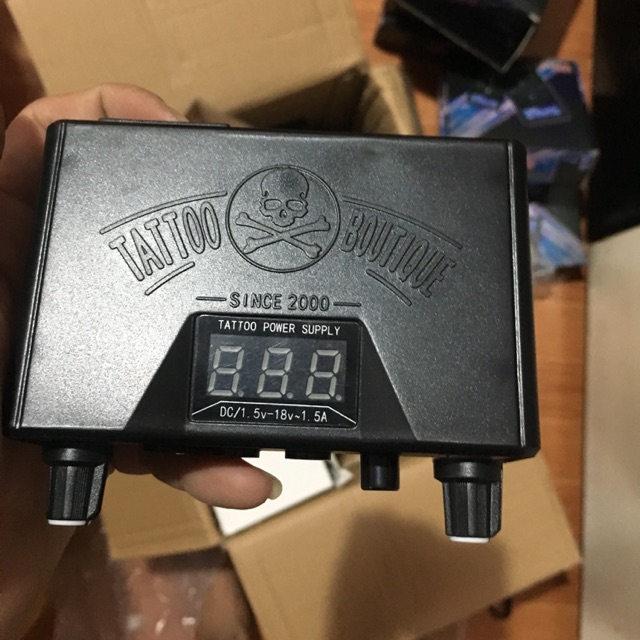 Nguồn máy xăm mini 2 cổng