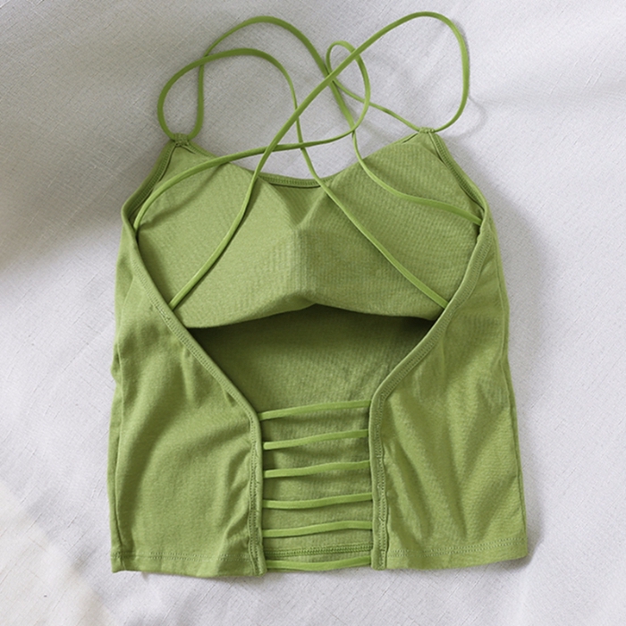 Áo Hai Dây Đan Chéo Lưng Quyến Rũ Thời Trang 2020 | BigBuy360 - bigbuy360.vn