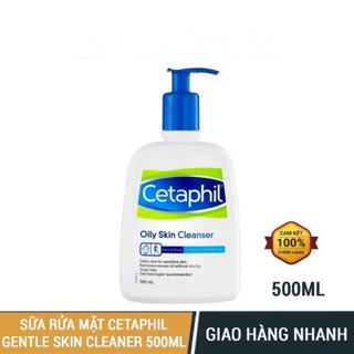 Sữa rửa mặt Cetaphil 500ml - ĐỦ BILL CHEMIST - DATE XA