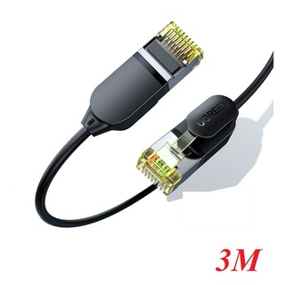 Ugreen 80418 3m 10gbps màu đen cáp mạng cat7 siêu mỏng nhỏ 0.38mm nw149