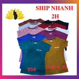 [ Còn size S, M] Áo thun tập thể thao gym yoga - chất vải xịn thoáng mát - hàng shop 054- Yoga An Viên