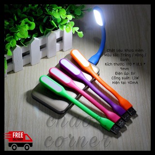 ĐÈN LED DẺO NHIỀU MÀU SIÊU SÁNG CẮM CỔNG USB MÁY TÍNH, SẠC DỰ PHÒNG, CỐC SẠC,...