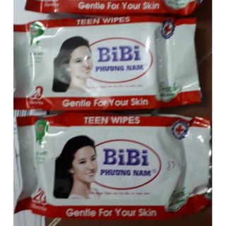 Bịch 20 tờ khăn giấy ướt Phương Nam