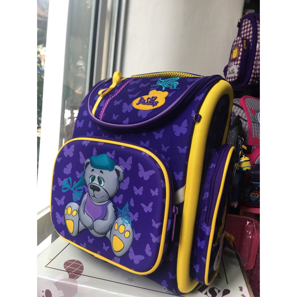 Cặp Trẻ Em Chống Gù Lưng Lệch Vai DeLune School Bags Studio 2021 Nhập khẩu từ LB Nga - Cặp chống gù 